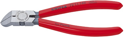 Pince coupante Knipex coudée pour plastique