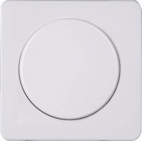 Plaque de recouvrement blanche Kopp hk02 + variateur à bouton