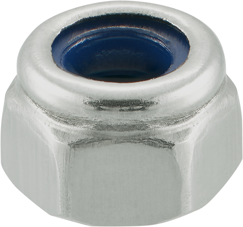 Contre-écrou Connex avec rondelle nylon m6 10pcs a2 - ky4690006