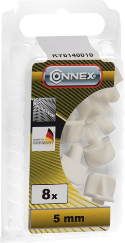 Support d'étagère Connex 5mm plastique 8pcs wi - ky6140010