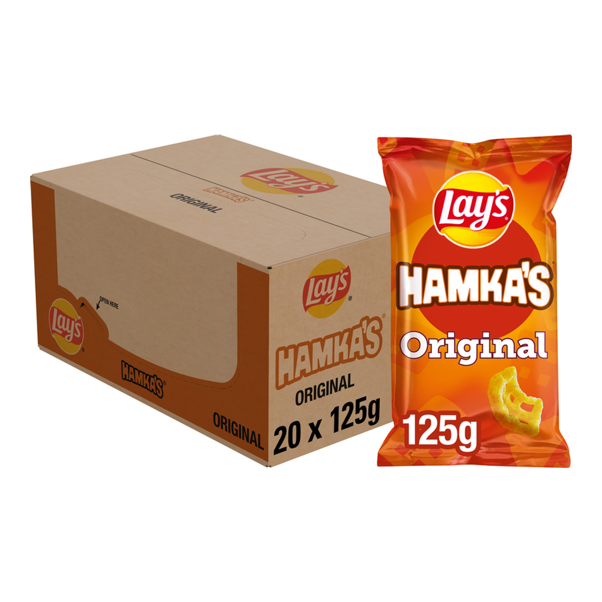 Lay's pose des hamkas originaux (20x 125gr)
