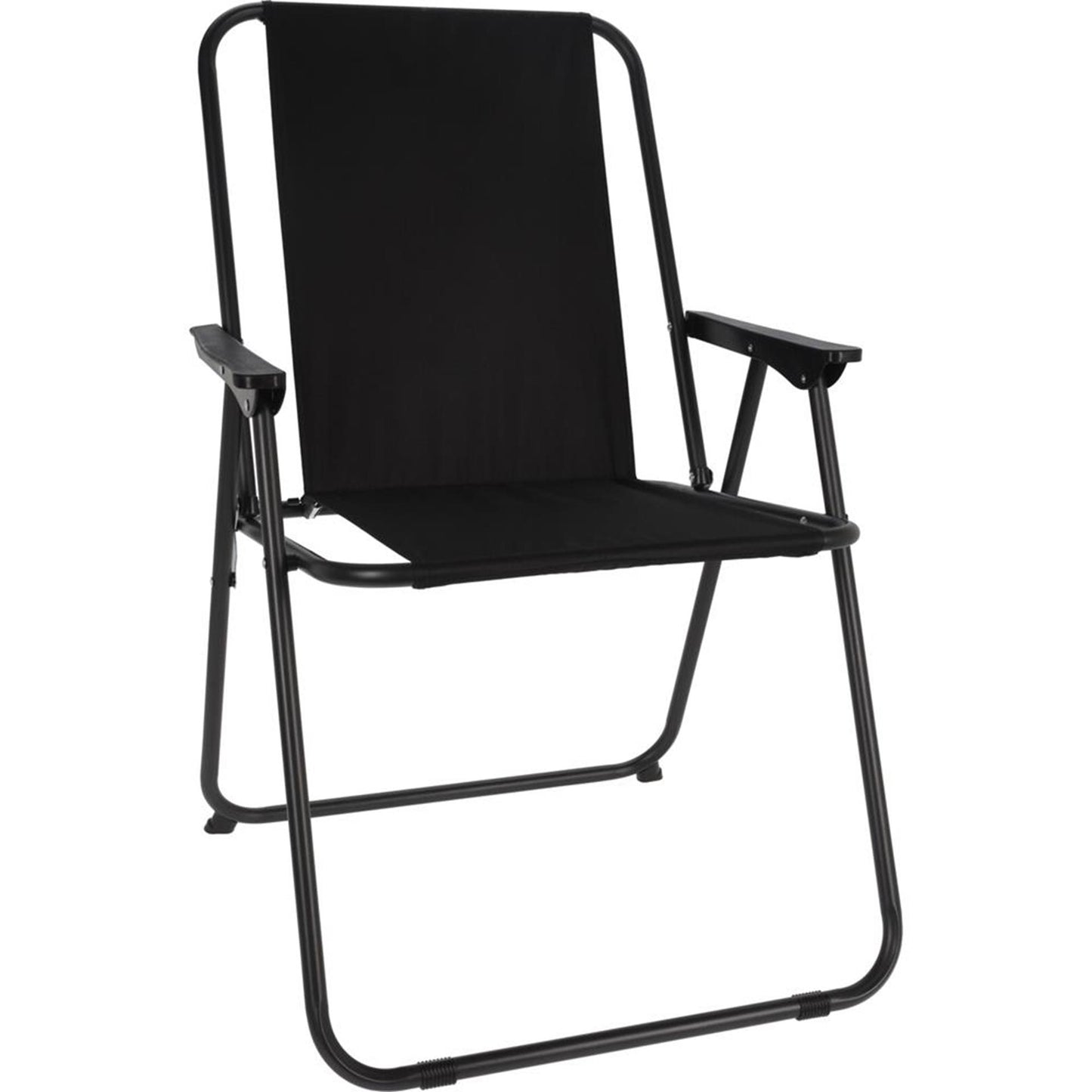 Chaise pliante Redcliffs 57x48x42 cm noire