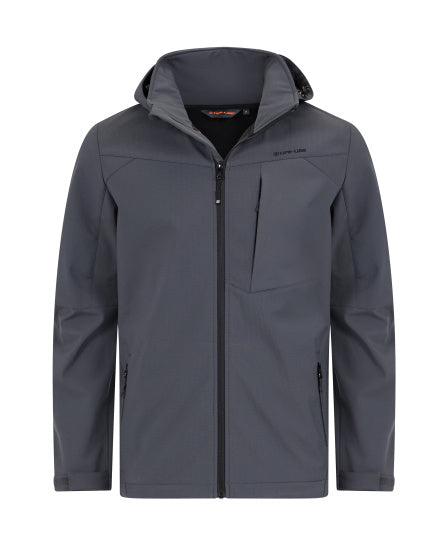 Ligne de vie Murray Softshell Veste hommes Gris Taille 3XL