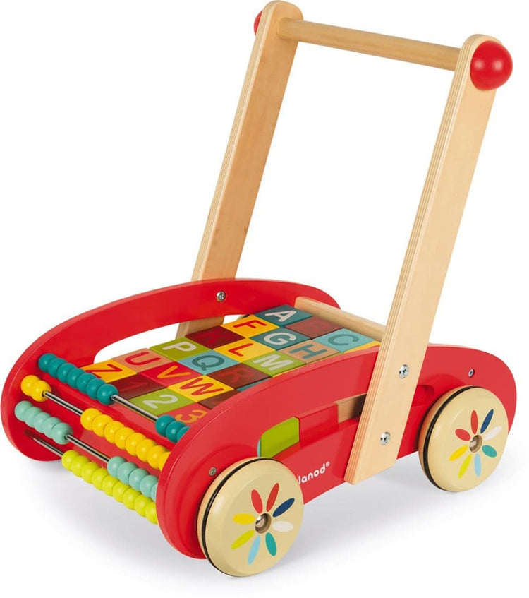 Janod Blokken Wagen Van Hout avec Telraam 05379