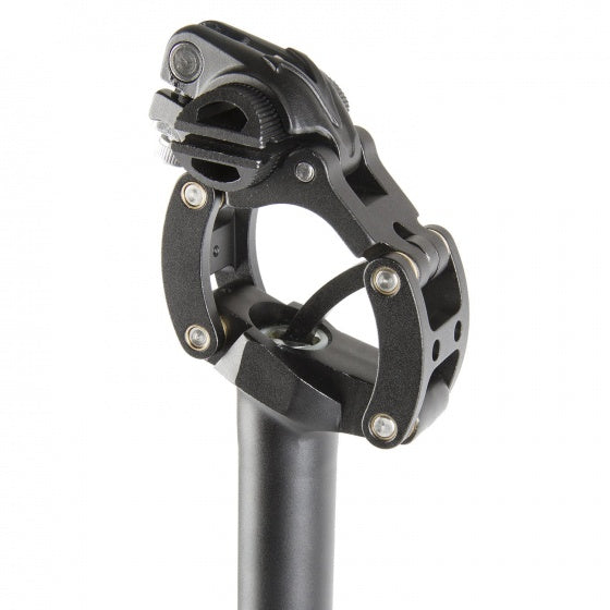 Parallélogramme de SEAT POST SEAT-SEAT 27,2 x 350 mm en aluminium noir