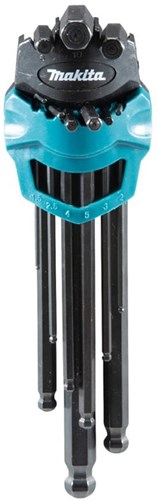 Makita jeu de clés hexagonales 9 pièces