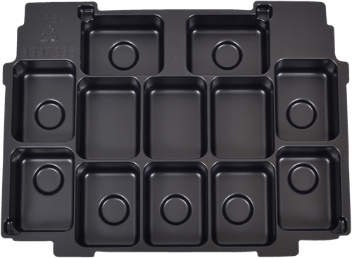Makita accessoires insert de boîtier 12x batterie cxt - 839726-5 839726-5