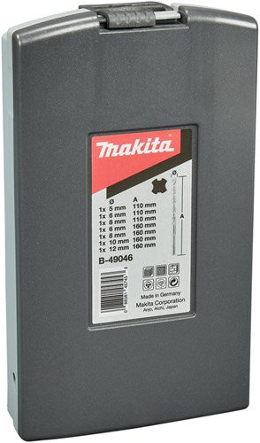 Accessoires Makita p2s : ensemble sds-plus 7 pièces - b-49046