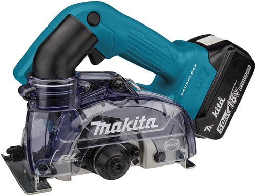 Makita dcc500rtj | tailleur de diamants | sec | 125 mm | 18v | Batterie Li-Ion 5,0 Ah | ensemble | dans mbox