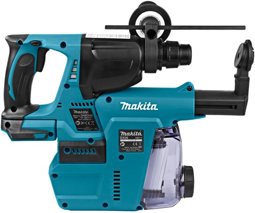 Makita marteau combiné à batterie 18v nu avec aspiration de poussière