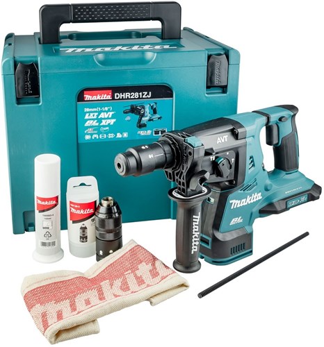 Makita hebr281zj marteau perforateur sans fil 2x18 v li-ion | sds-plus | sans piles ni chargeur, en mbox - hebr281zj