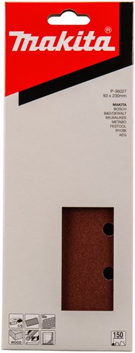 Makita accessoires feuille abrasive k150 93x228 rouge g. -p-36027