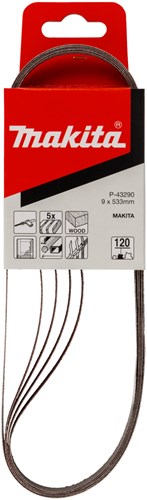 Accessoires Makita bande abrasive k120 9x533 rouge - p-43290