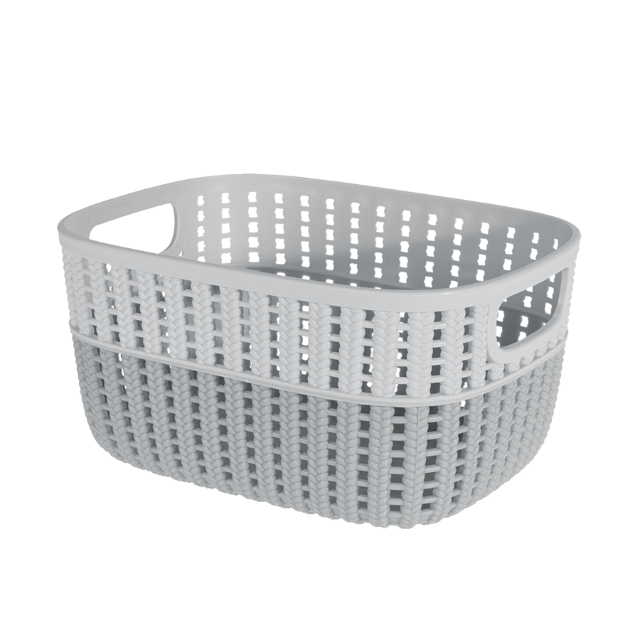 Panier bicolore gris 3,5l