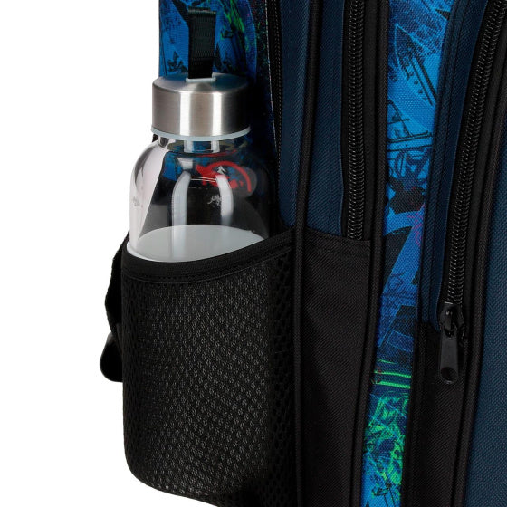 Marvel sur le sac à dos de guerre Junior 13,7 litres noir noir noir noir