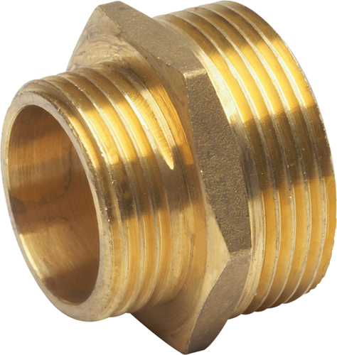 Mamelon double Meister en laiton 1 1 4x1'' l - wu9922450
