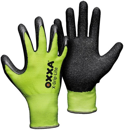 Oxxa x-grip-lite 51-025 gant noir jaune 10 | 12 pièces