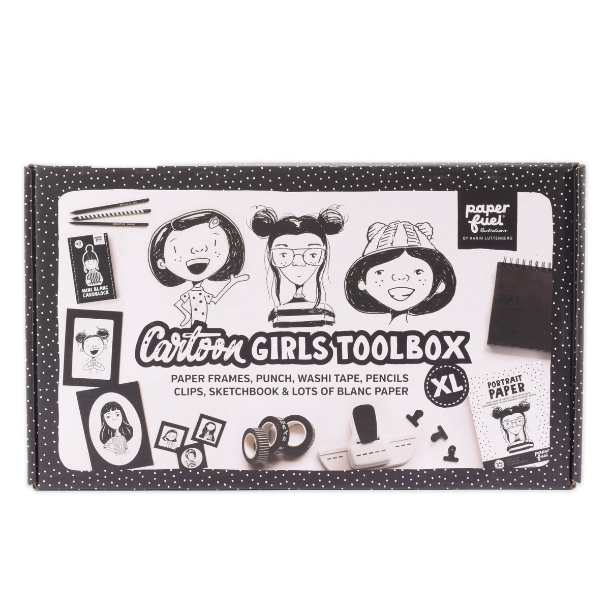 Paperfuel • boîte à outils pour filles de dessins animés xl
