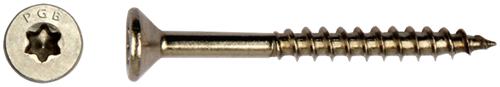 Pgb-fasteners vis universelle pour panneaux d'aggloméré acier inox A4 VK-T filetage partiel tête fraisée ø 6,00x140 tx30 | 200 pièces | pgwvtgb00006001403