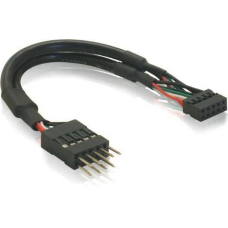 Dellock Dellock KB USB 2.0 BU10PIN-ST10PI BK 0,1M