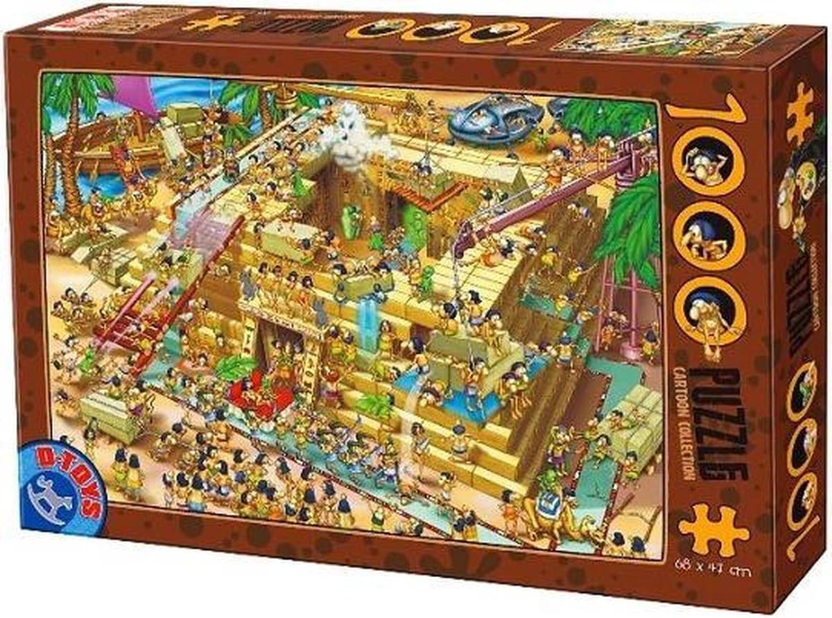 Carton de puzzle D-Toys de la pyramide égyptienne 1000 pièces