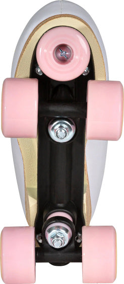 Playlife Patins à roulettes ajustables junior blanc rose taille 35 38