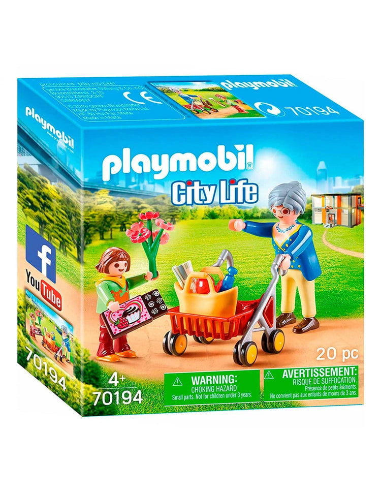 Playmobil City Life Oma avec Walker