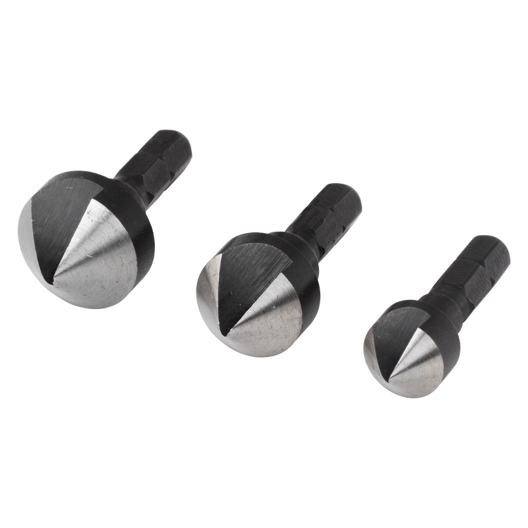Wolfcraft Wolfcraft Kegelzinkboorset Metal 3 pièces 2584000