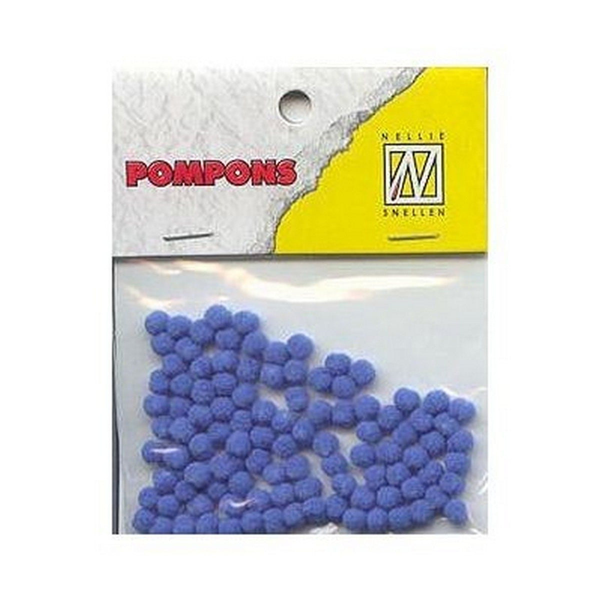 Le choix de Nellie • pompons mini 3mm 100 pièces pqt col. 39 bleu clair