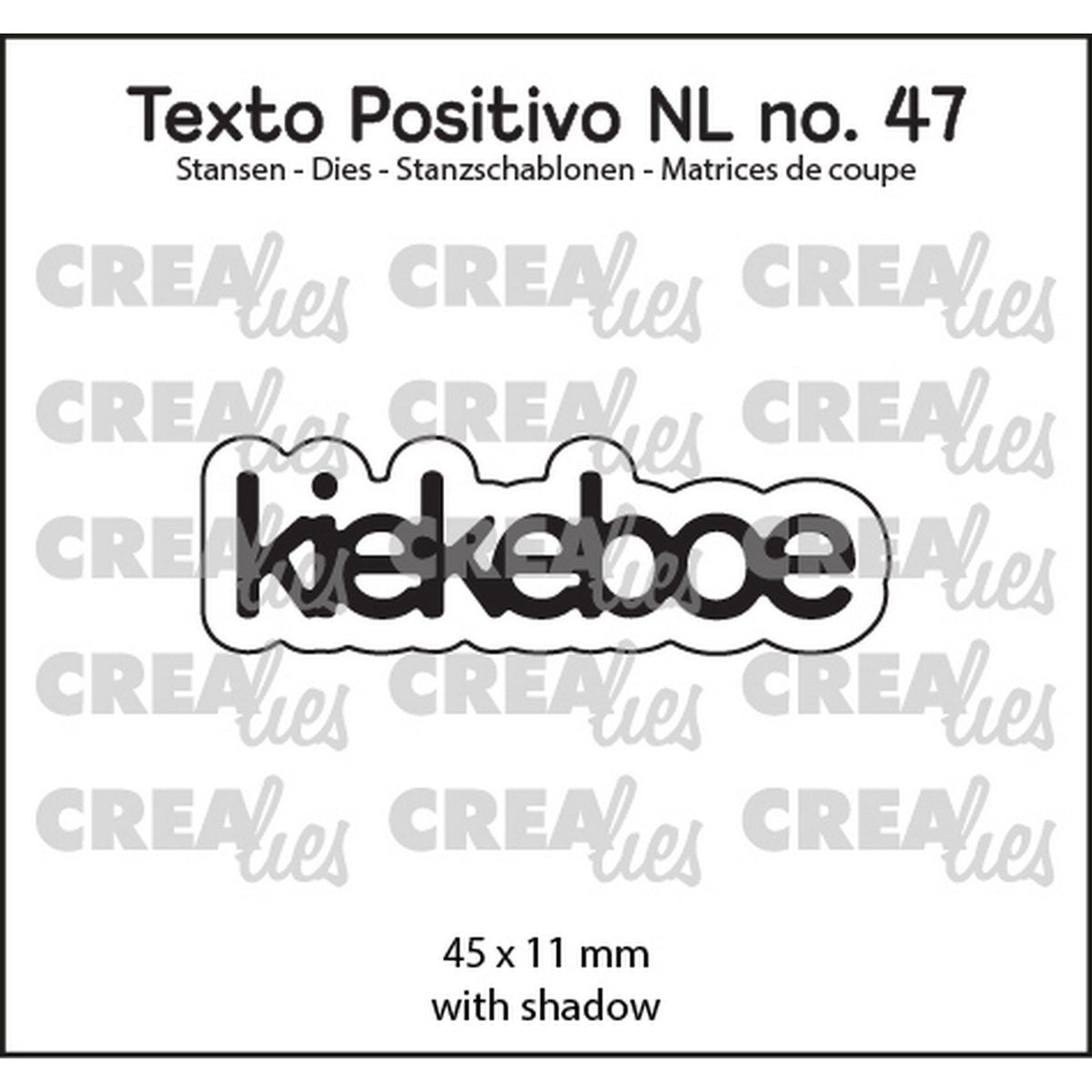Crealies • texte positif et ce coucou