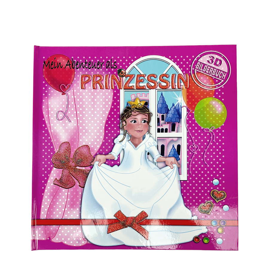 Livre d'images Princesse 3D en allemand