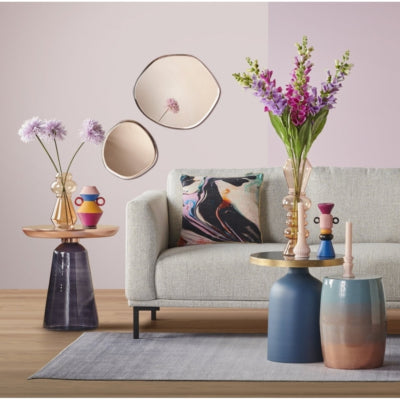 Light Living Vase lumineux et vivant livon verre pêche 27,5 cm | 6 pièces