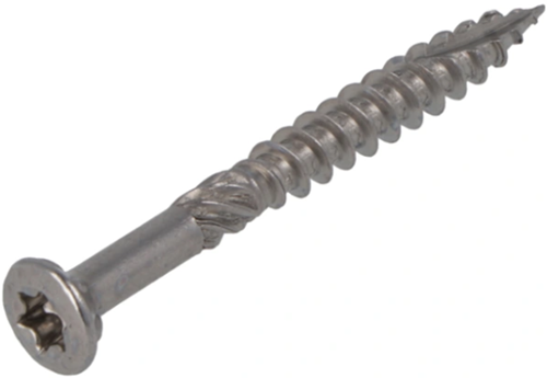 Vis à bois de jardin Proftec acier inoxydable-410 lk + pointe coupante torx tx20 4.0x50 30 | 200 pièces - 5207.31.25901