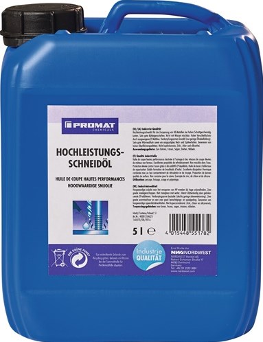Huile de coupe de haute qualité Promat tecwerk | Bidon liquide 5 l - 4000354625