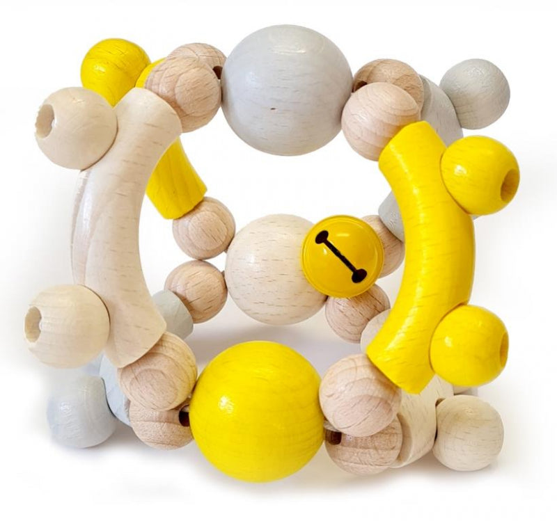 Boule hochet Hess (jaune naturel)