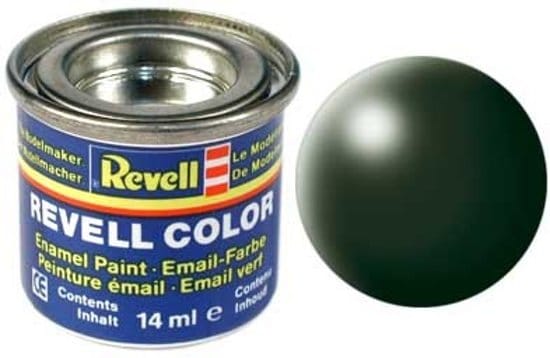 Revell Email Paint # 363 Donkergroen, Zijdemat