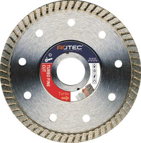 Scie diamantée Rotec turbo coupe fine 180 22.23 - 7041803