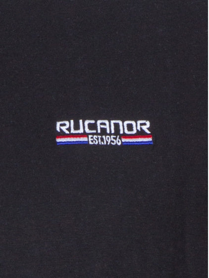Rucanor Raffi Basic Shirt Round Hals Men Black Taille m