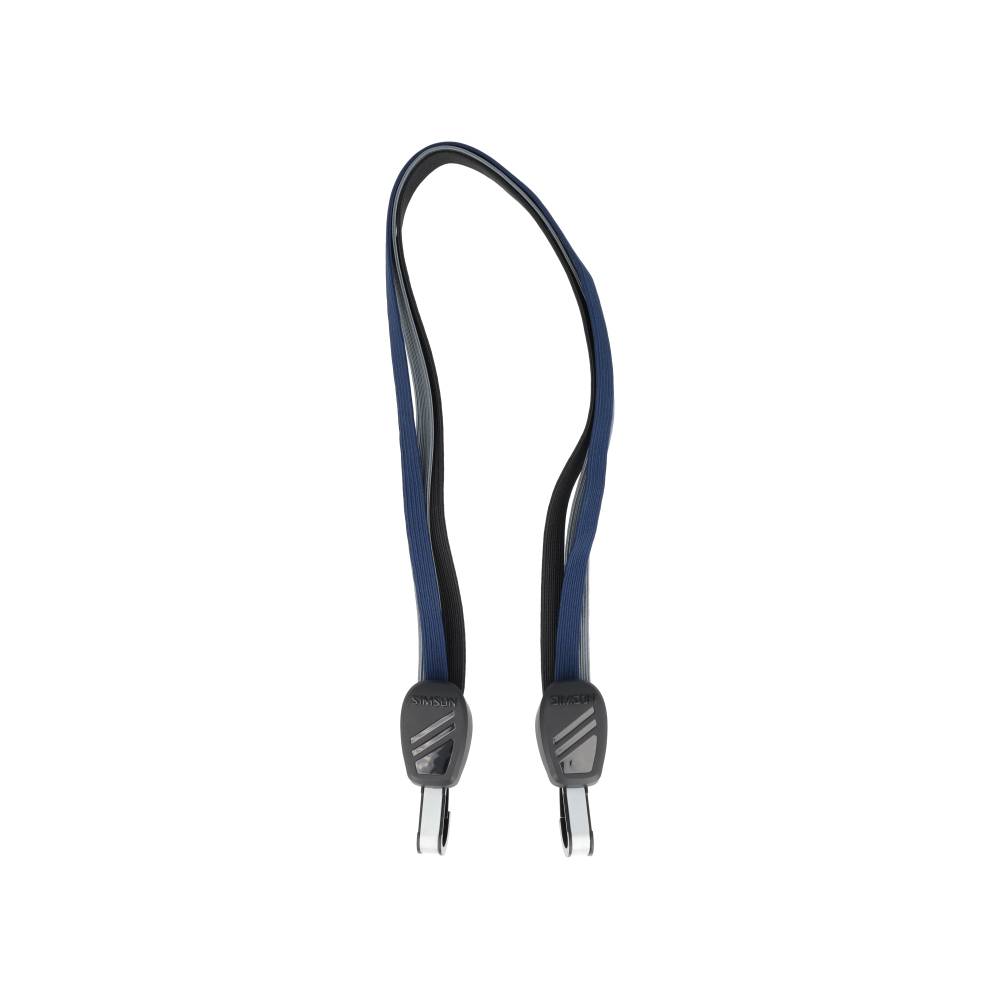 Sangle mousqueton Simson 60cm noir bleu anthracite