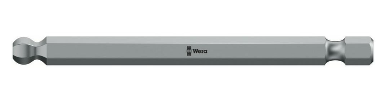 Wera 842 4 embouts hexagonaux à tête sphérique, 4,0 mm x 89 mm - 1 pièce(s) - 05059681001