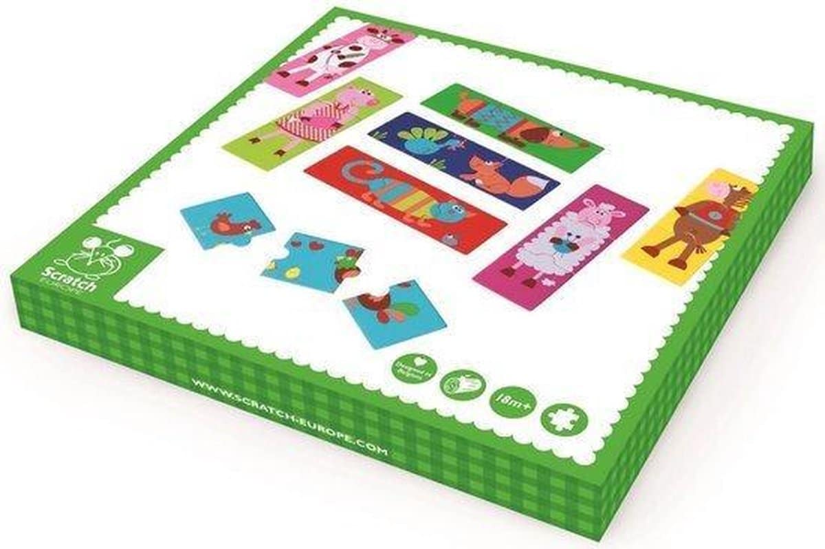 Scratch Preschool Puzzle Animaux fous