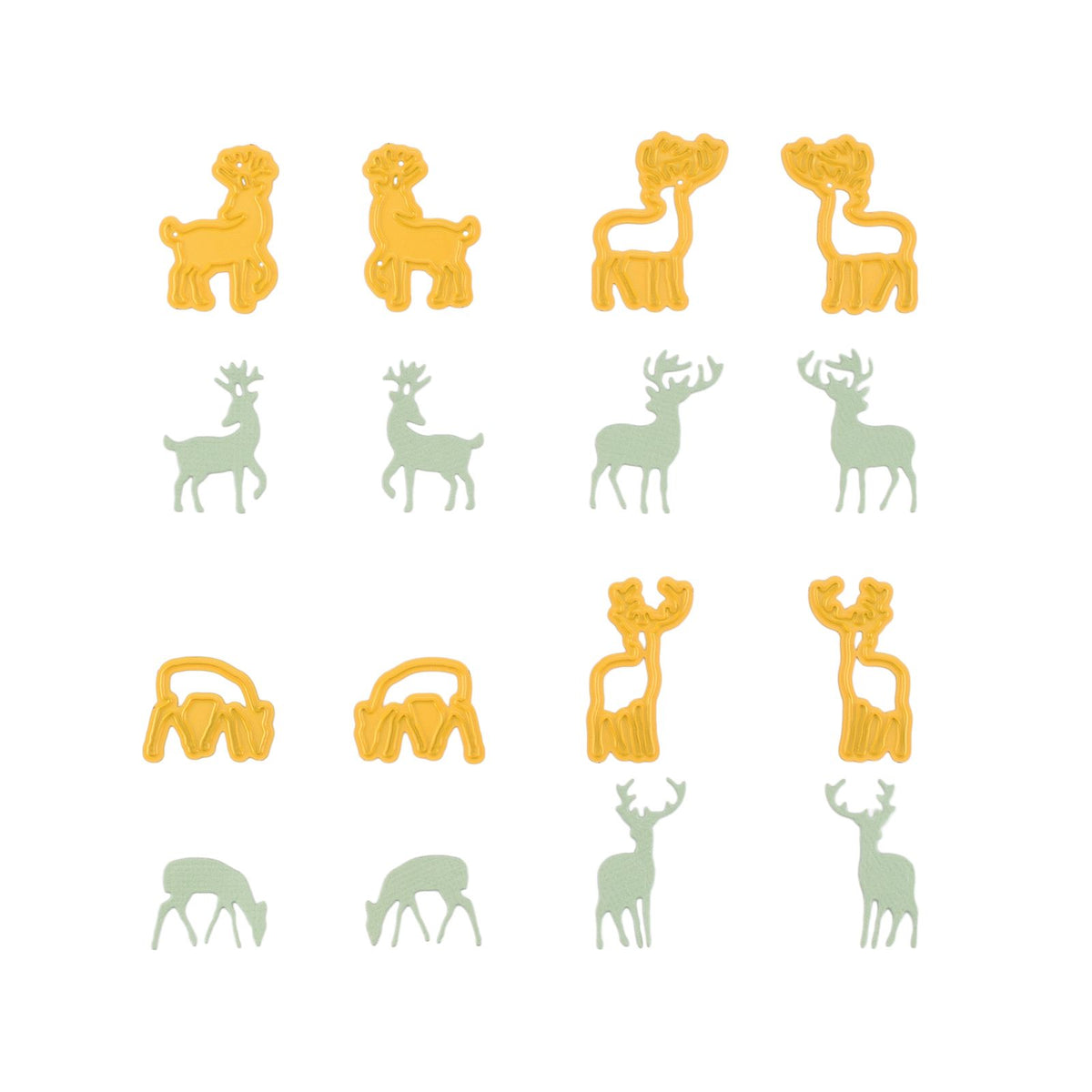 Le choix de Nellie • Matrices forme mini renne 8pcs.