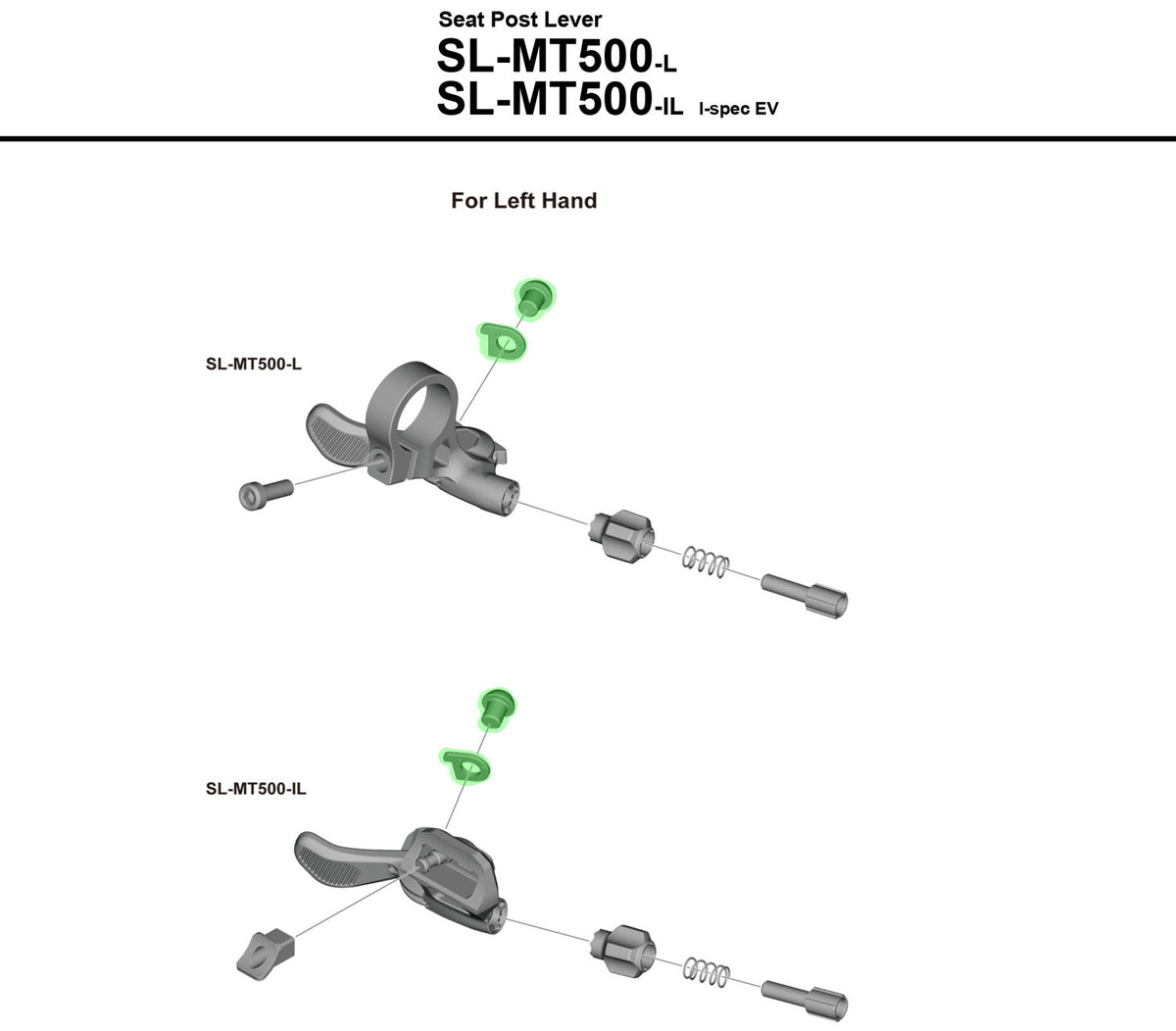 Vis de fixation de câble Shimano pour sl-mt500