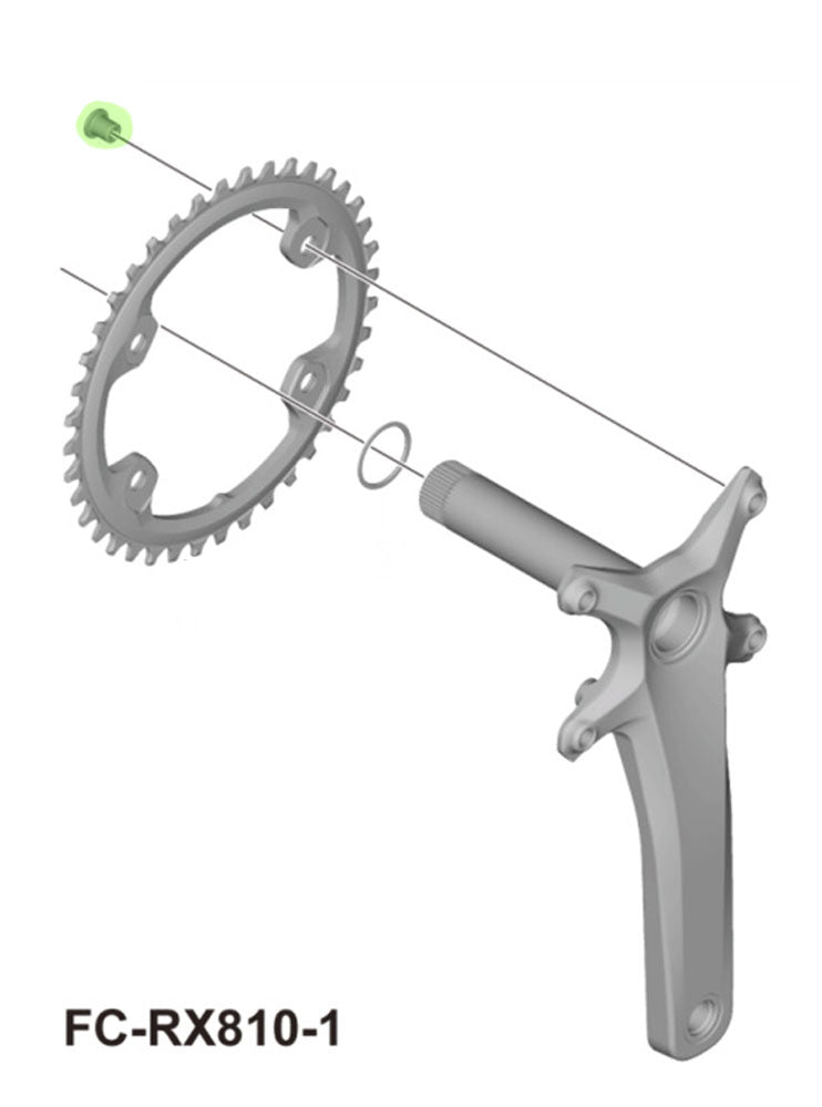 Boulons de plateau Shimano grx fc-rx820 rx810