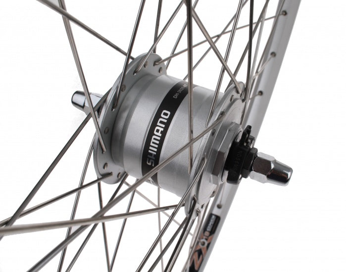 Shimano Roue avant 28 x 1 5 8 x 1 3 8 (35 37-622) Naaf Dynamo Alu