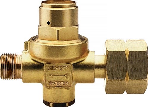 Régulateur de pression propane Sievert | sans manomètre | 2 bars 6 kg h g 3 8 pouces gauche | 1 pièce - 309122 309122