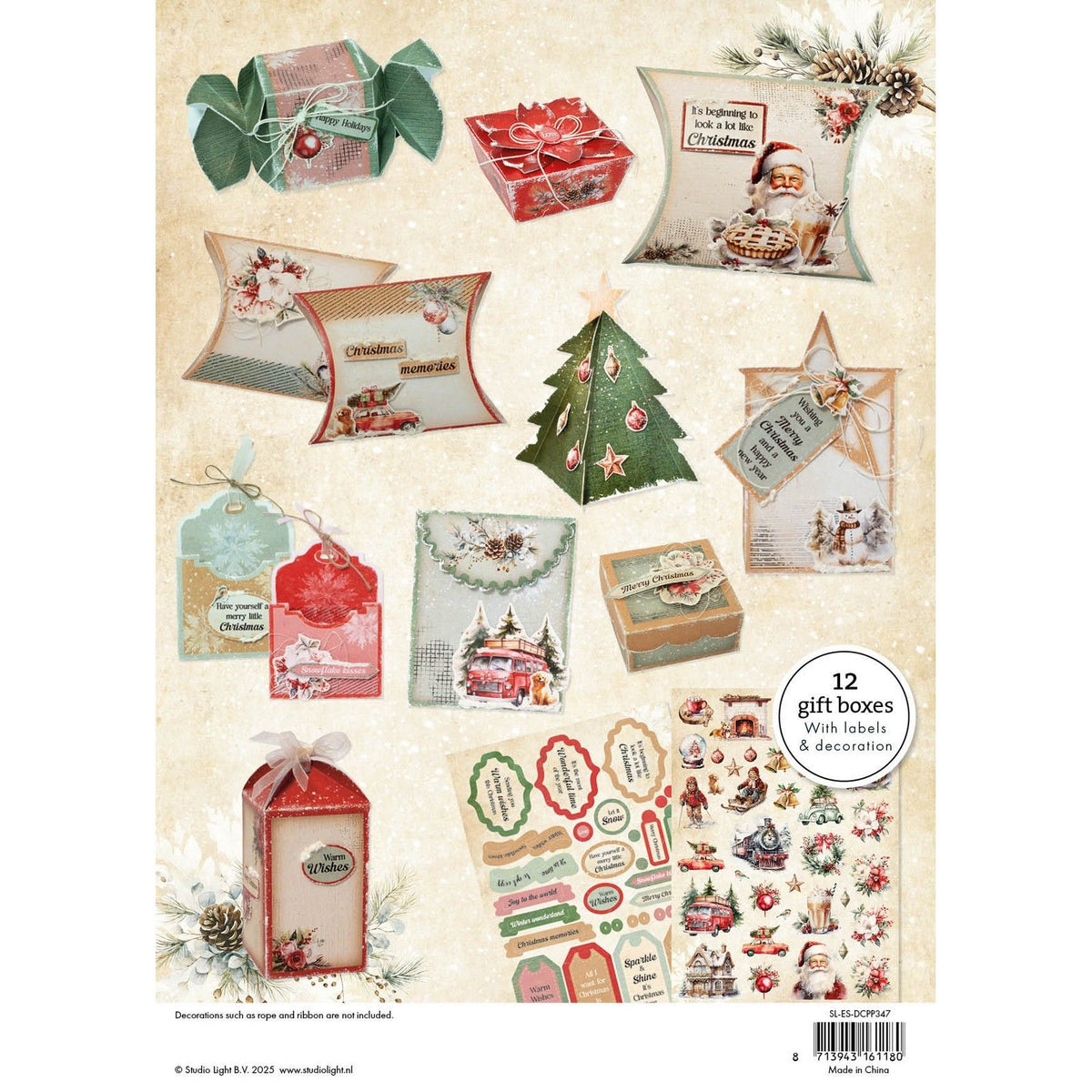 Studio light • essentiels coffrets cadeaux bricolage cadeaux de Noël