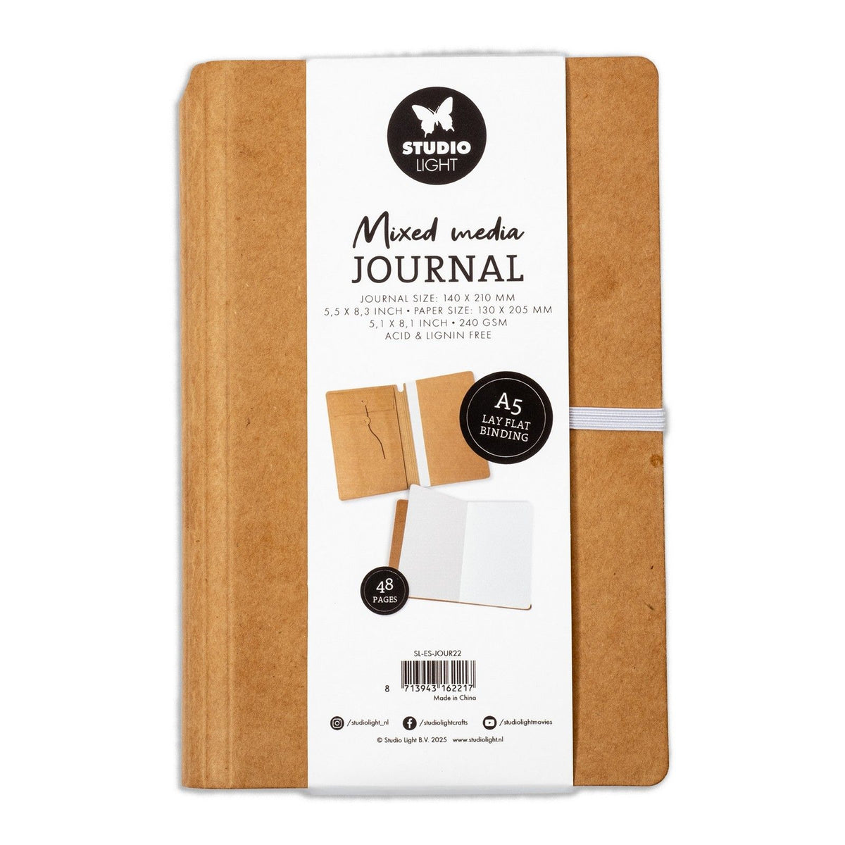 Studio Light • Essentials Journal multimédia mixte format A5