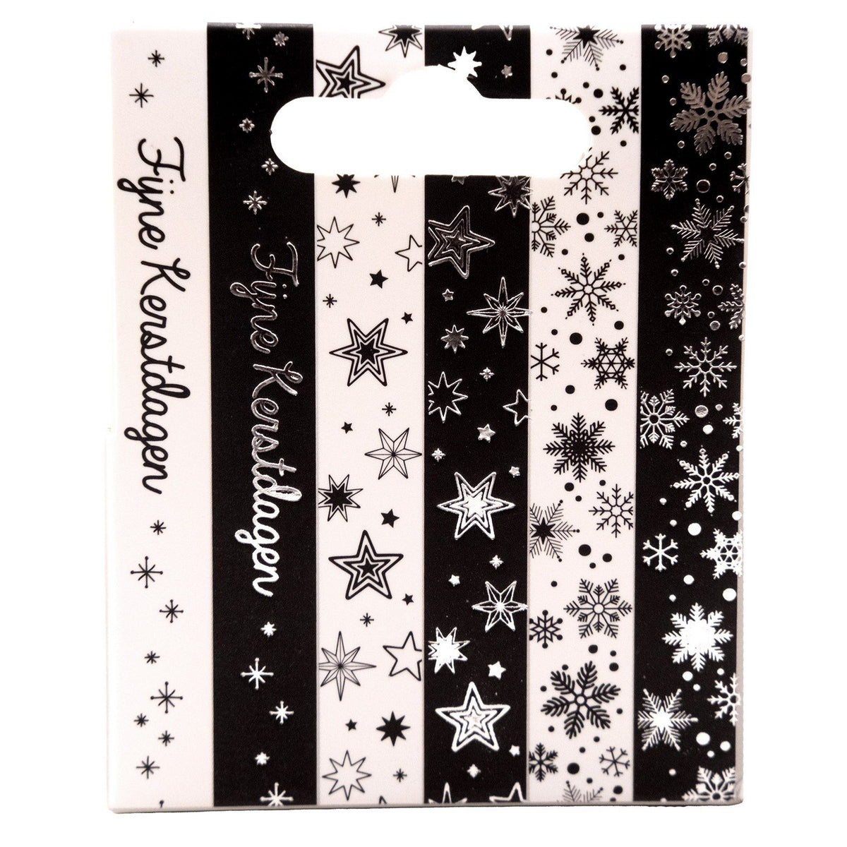 Studio Light • Essentials Washi Tape Noir Blanc Nl Argent