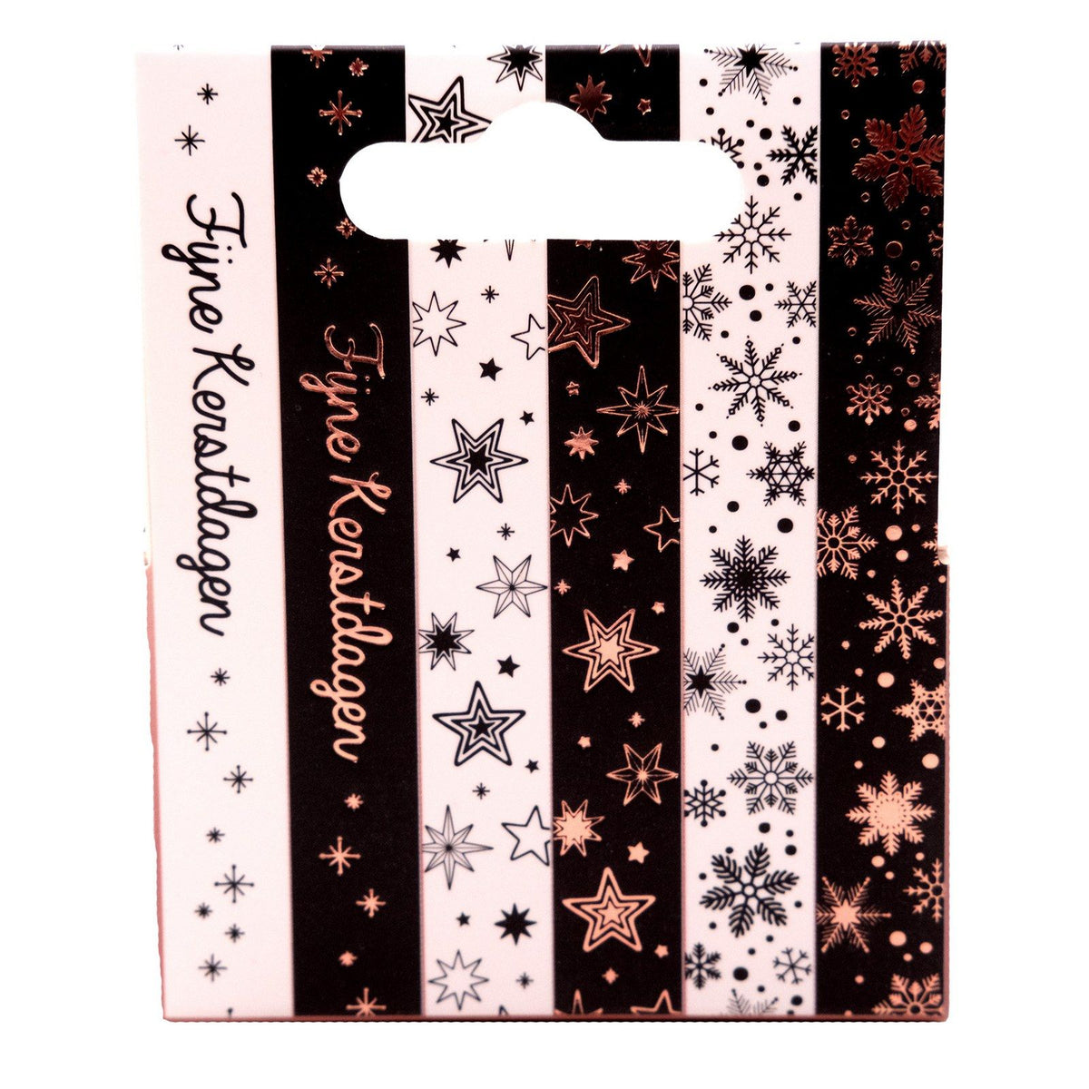 Studio light • Essentials washi tape noir blanc et or rose